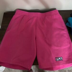 Fila Bright Pink Athletic Shorts